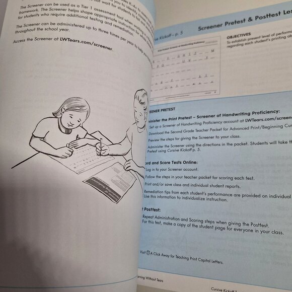 2nd Grade Handwriting Without Tears Cursive Kickoff Teachers Guide Edition 2022 - Picture 9 of 9
